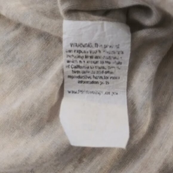 Dirtee Laundry women's size L oatmeal & black top - Picture 13 of 13